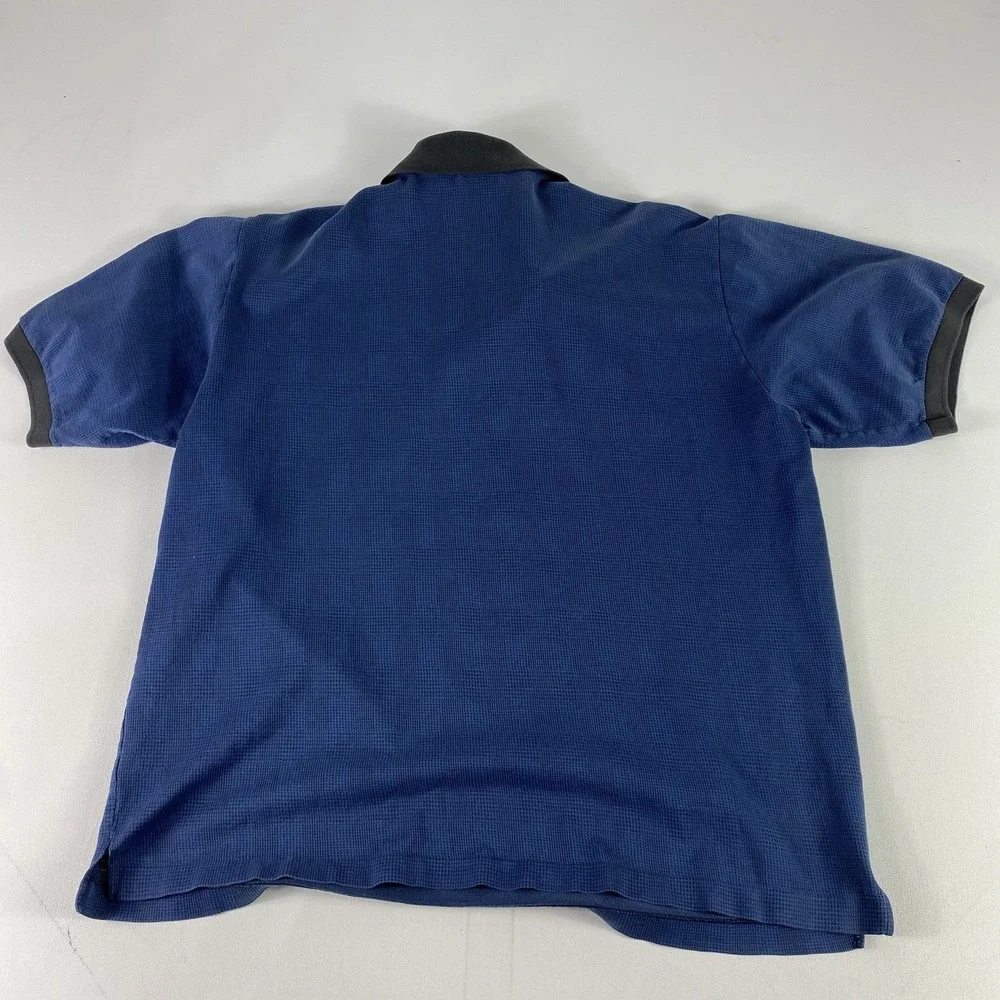 Hugo‎ Boss Polo Shirt Mens Large Blue Performance Italy Southpointe Golf Club